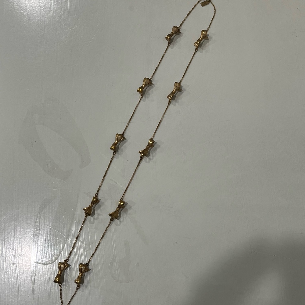 kate spade Scatter Bow Necklace